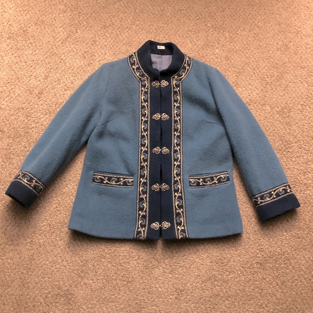 A. S. Evebøfoss Norsk Ull Norwegian wool Traditional jacket